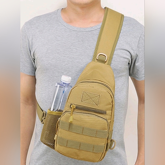NEW Khaki Chest Bag - Picture 9 of 10